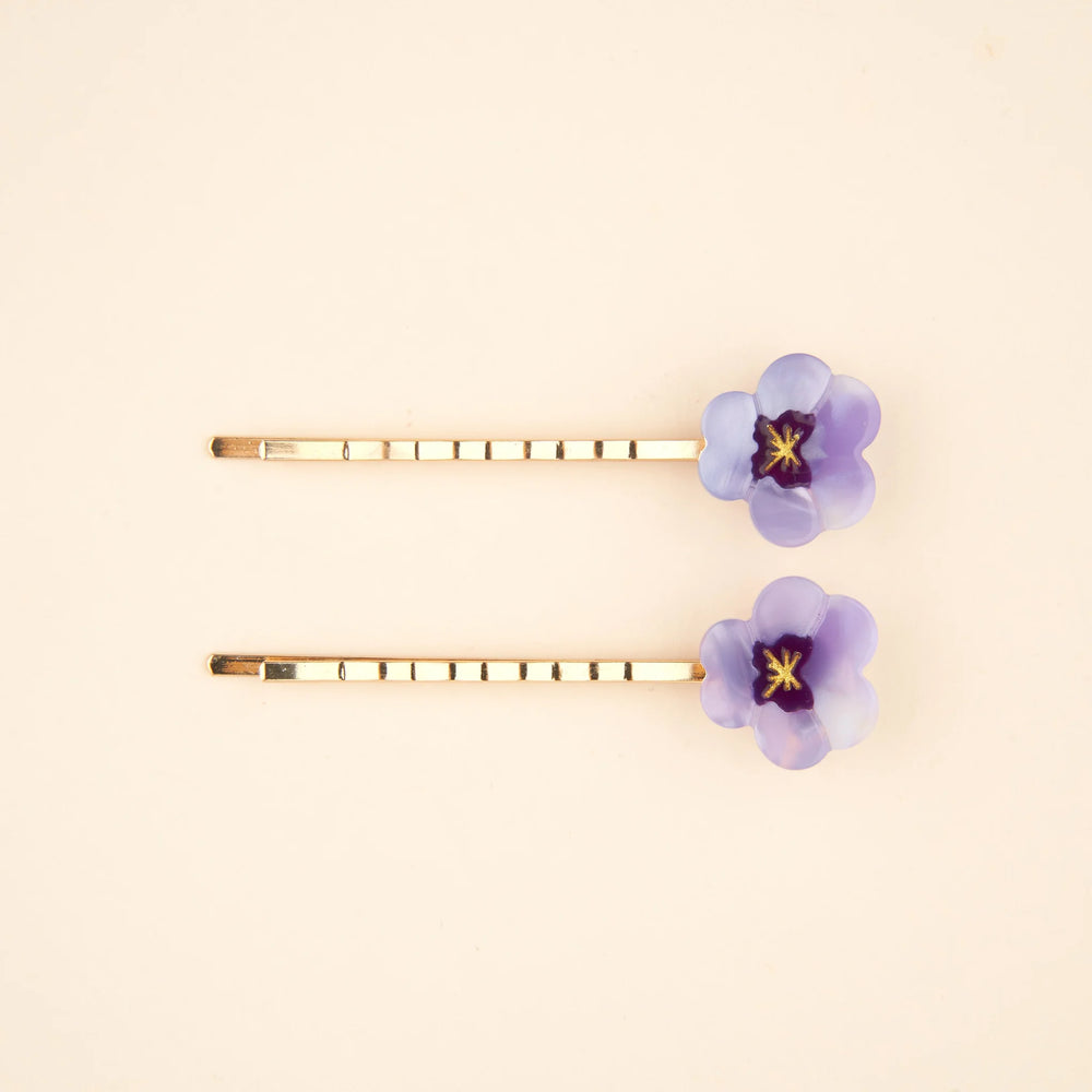 Coucou Suzette Pansies 2 kom - ukosnice za kosu