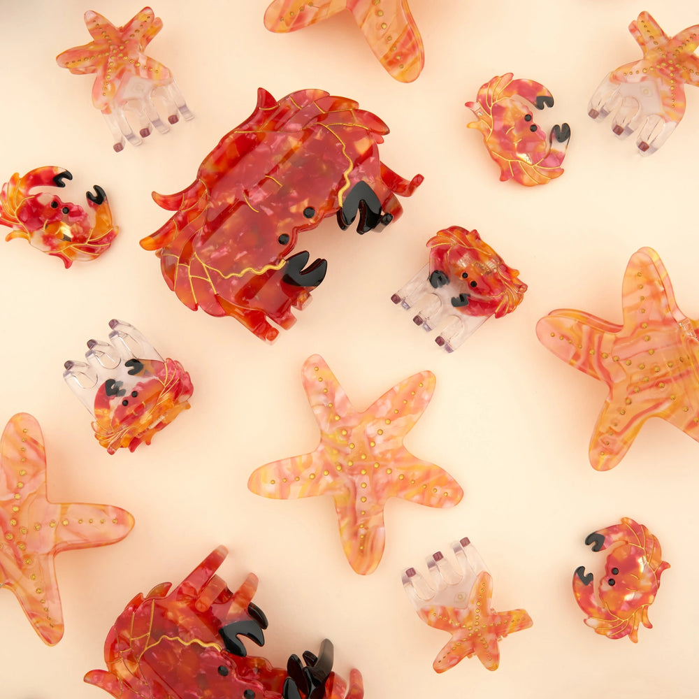 Coucou Suzette French Barrette Ukosnica Starfish - detalj izrade