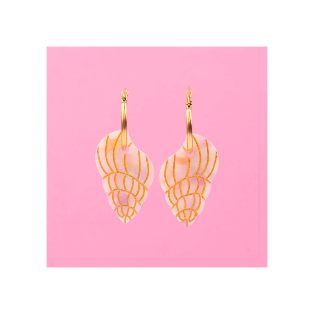 Coucou Suzette Naušnice Shell | SHARENO