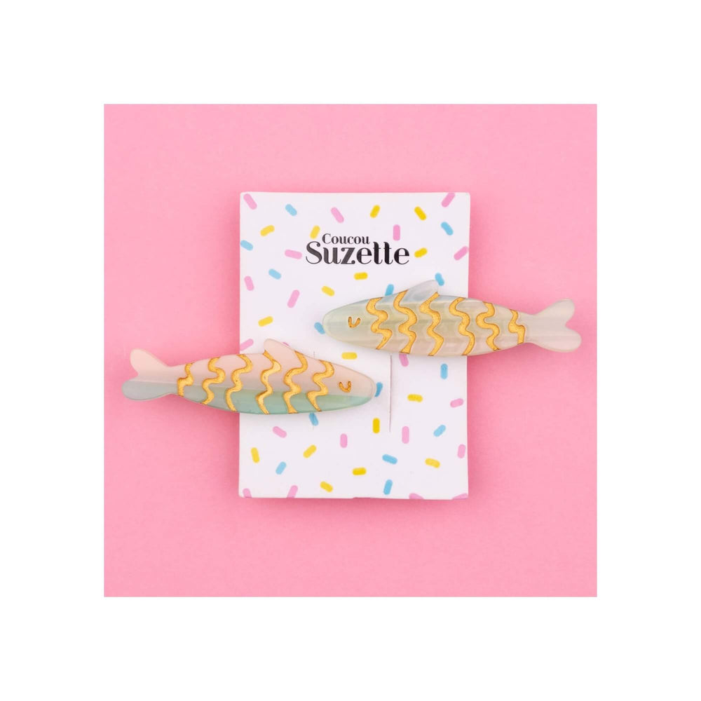 Špange za kosu Sardines - 2 kom - dodaci za kosu - Coucou Suzette - prikaz 6