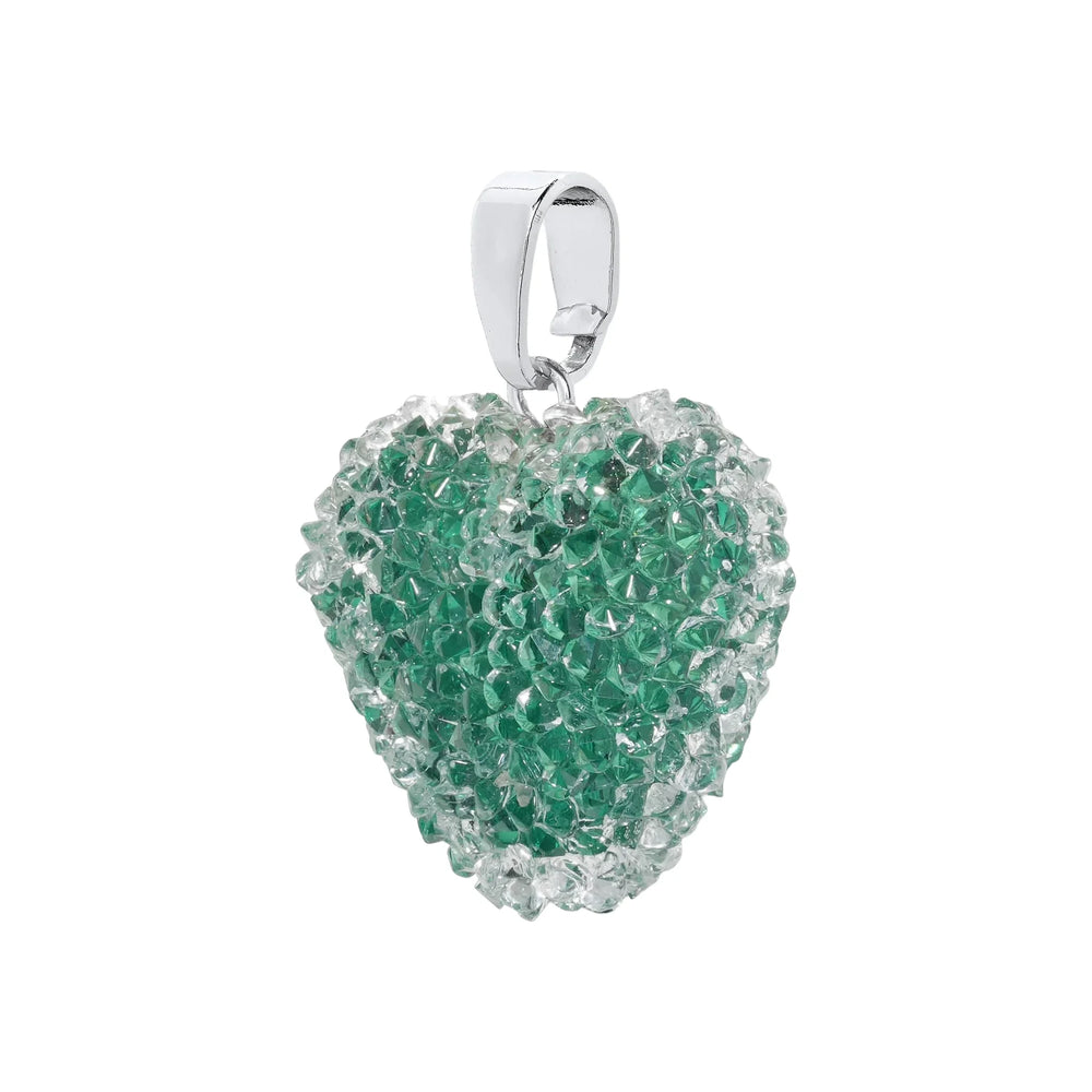 Jelly Heart privjesak - Cactus srebrni brenda Crystal Haze