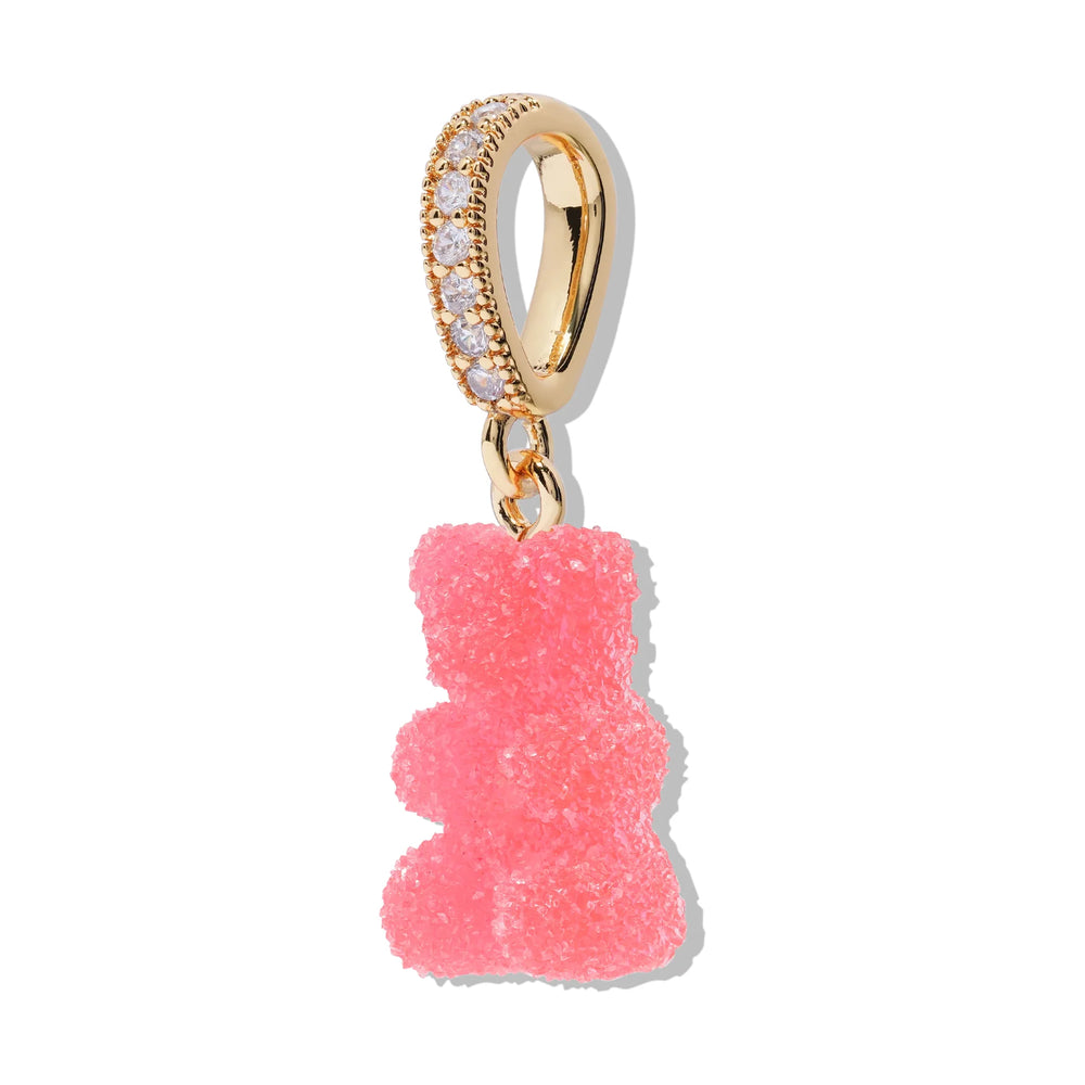 Crystal Haze Nostalgia bear Fizzy Pave privjesak - Cherry | SHARENO
