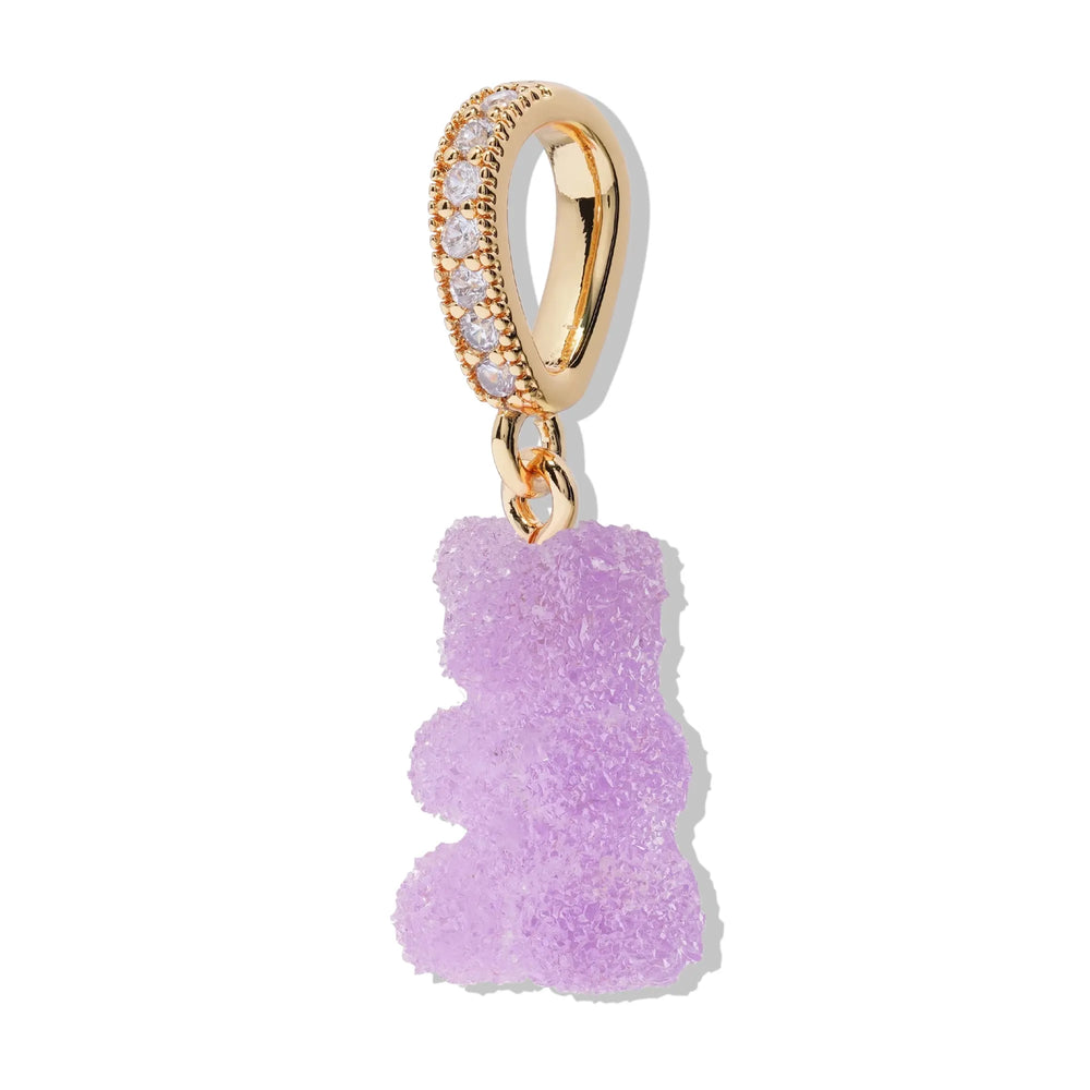 Crystal Haze Nostalgia bear Fizzy Pave privjesak - Grape | SHARENO