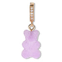 Crystal Haze Nostalgia bear Fizzy naušnica - Grape