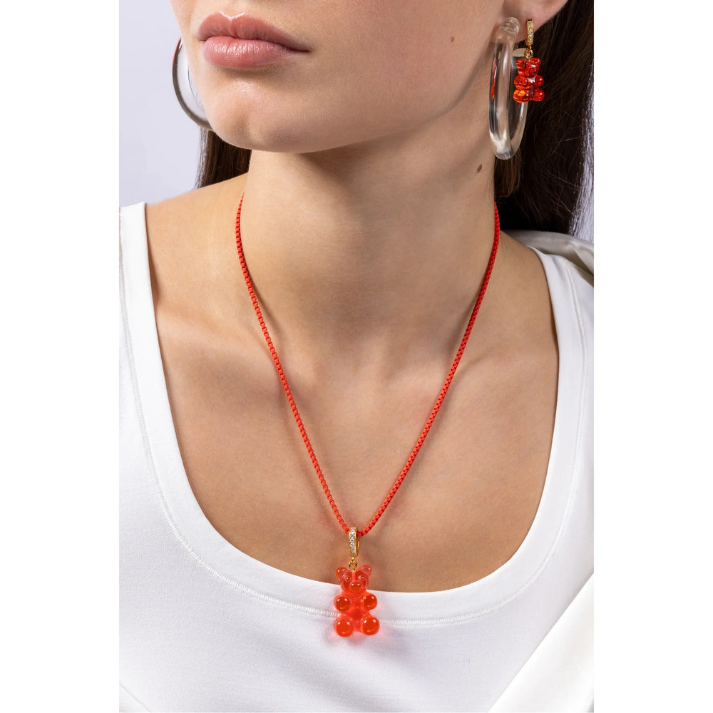 Nostalgia bear Mega privjesak - Jelly Red brenda Crystal Haze