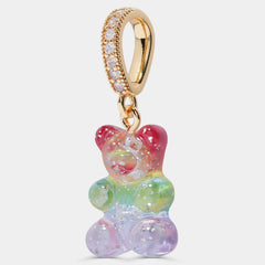 Nostalgia bear Pave privjesak - Rainbow brenda Crystal Haze