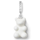 Crystal Haze Nostalgia Bear Earring - Powder Silver
