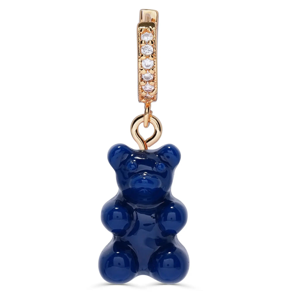 Crystal Haze Nostalgia bear naušnica - Sapphire