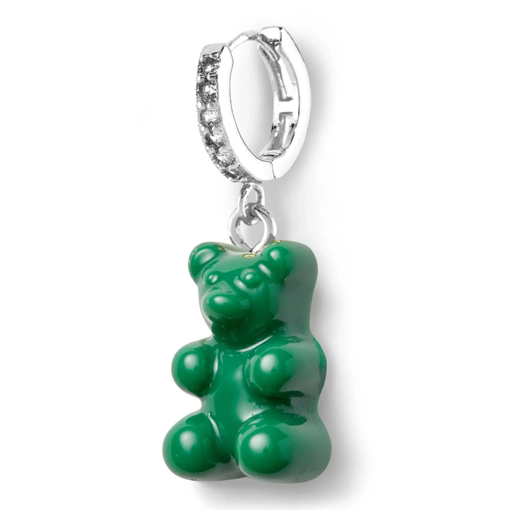 Nostalgia bear naušnica - Vegan srebrna brenda Crystal Haze
