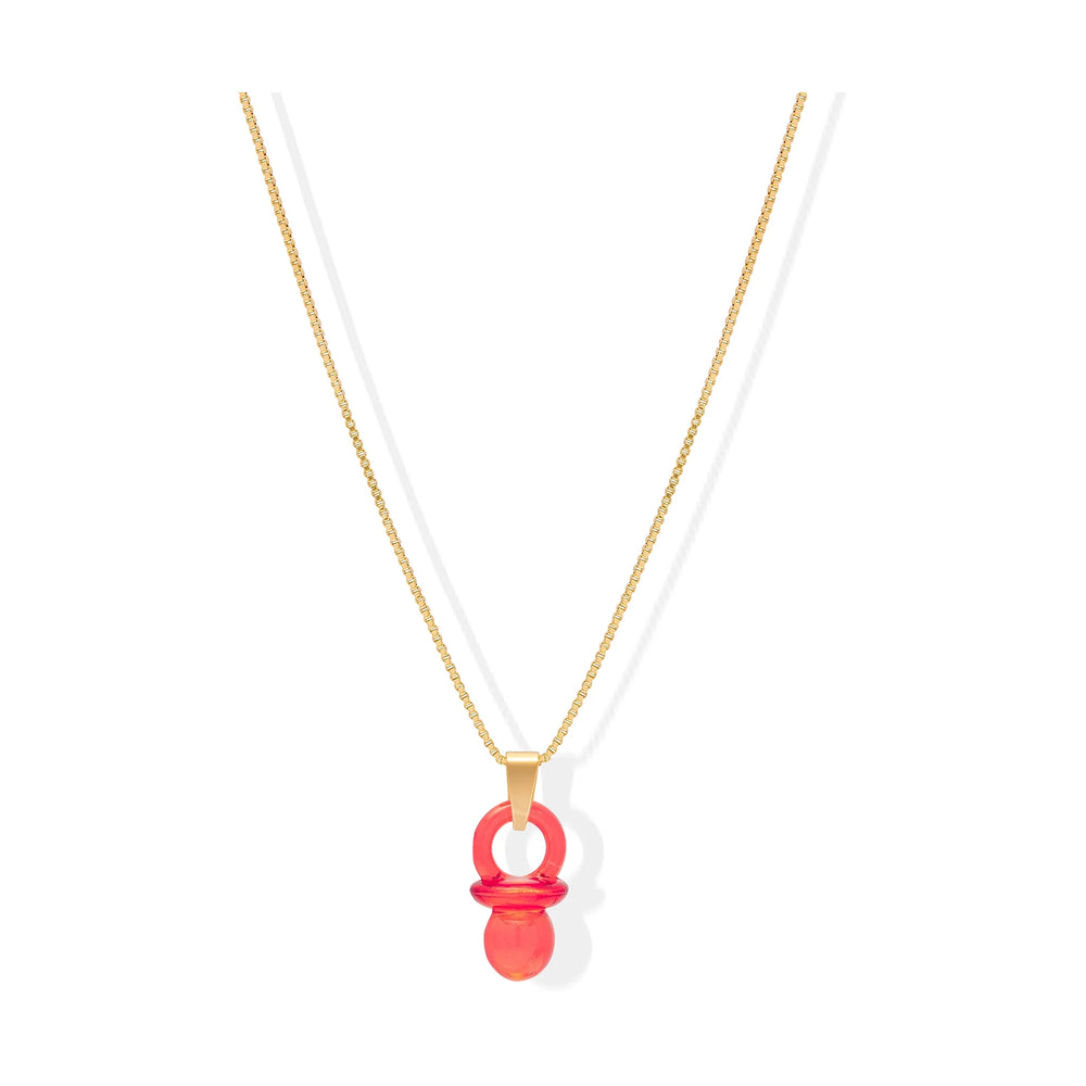 Pacifier privjesak - Jelly Red brenda Crystal Haze