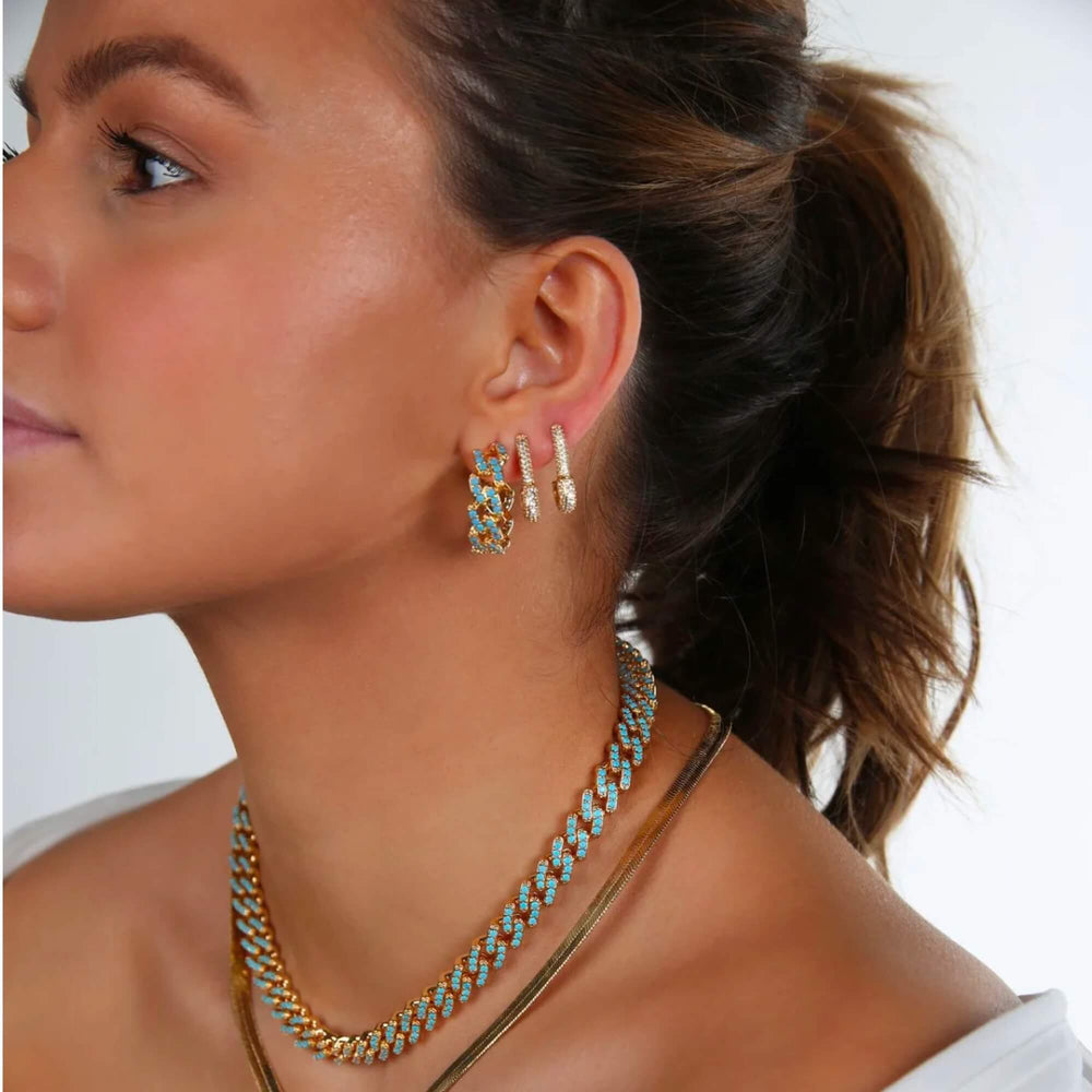Pin Up naušnica - Clear - nakit - Crystal Haze - prikaz 6