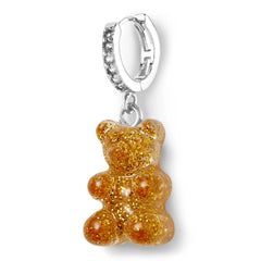 Nostalgia bear naušnica - 24K srebrna brenda Crystal Haze