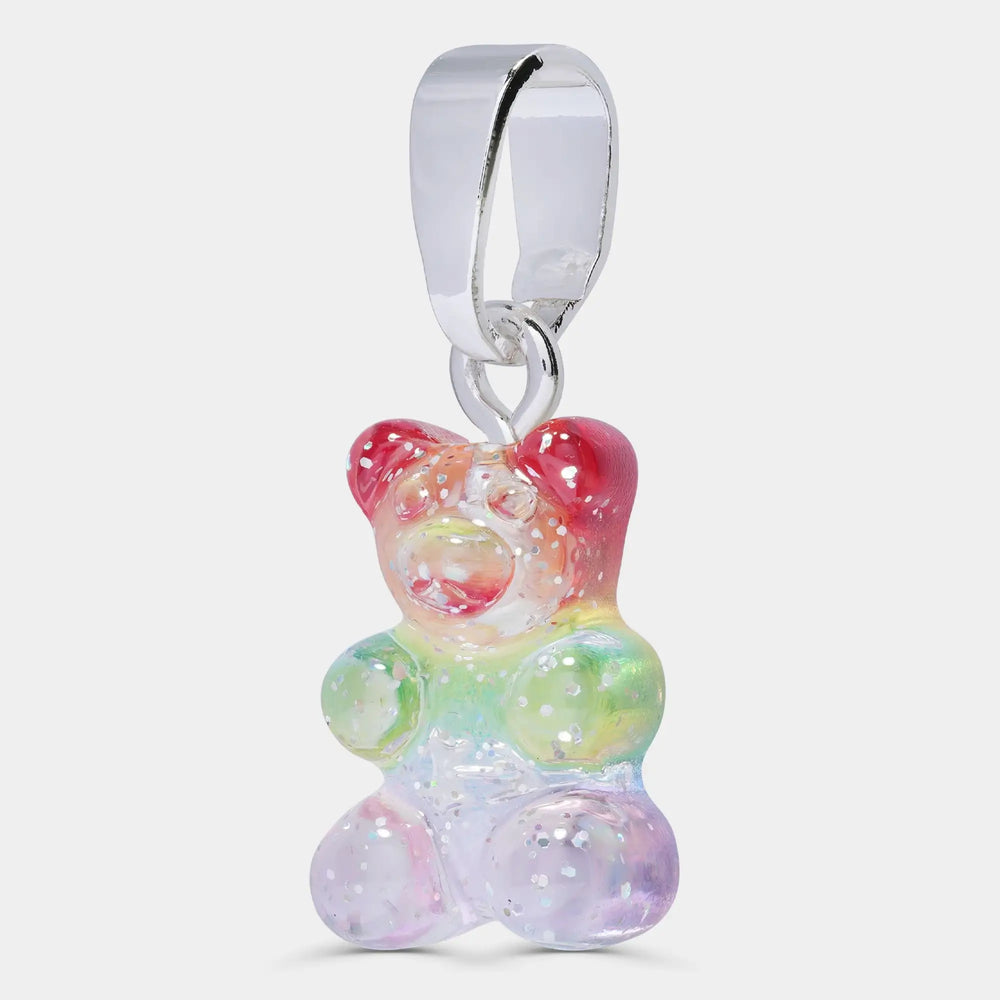 Nostalgia bear privjesak - Rainbow srebrni brenda Crystal Haze