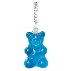 Nostalgia bear naušnica - Azure srebrna brenda Crystal Haze