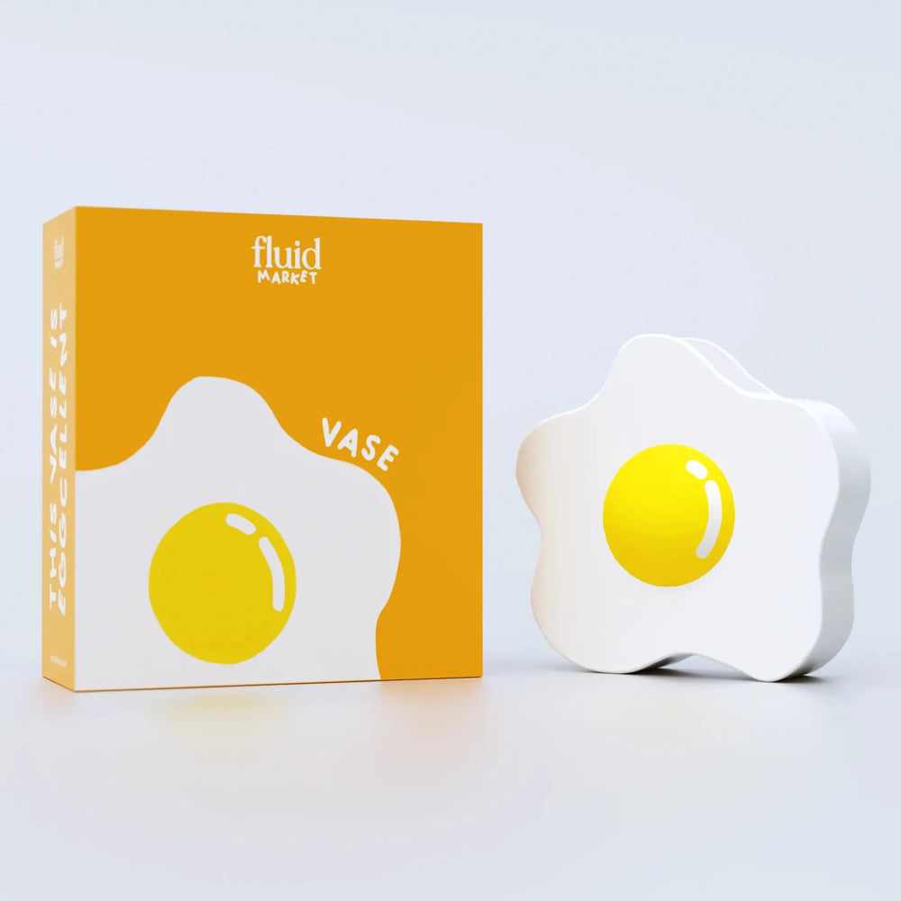 Fluid Market Keramička vaza Egg - ambalaža kao poklon kutija