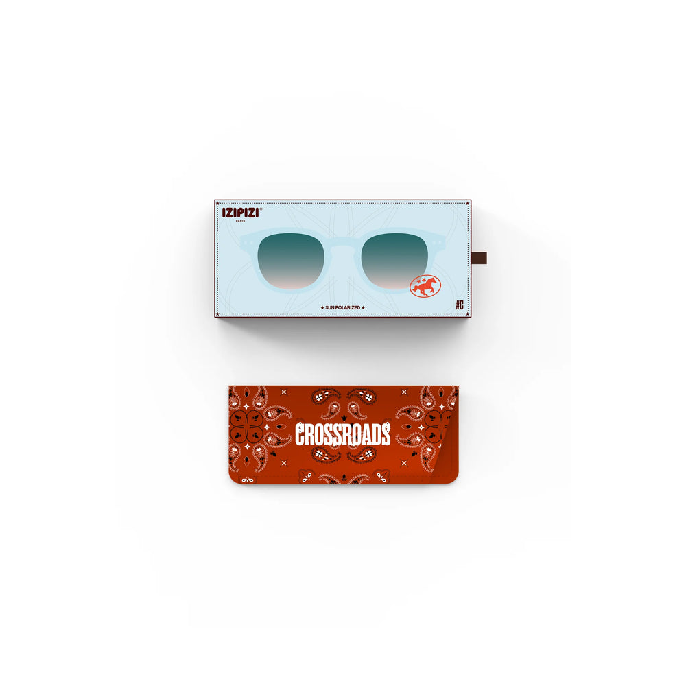 #C SUN Crossroads Turquoise Stone Polarized - sunčane naočale - IZIPIZI - prikaz 6
