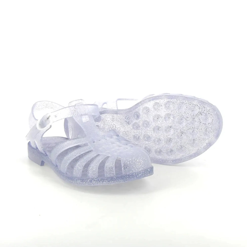 Jelly sandale za vodu - Silver Glitter Mat brenda Meduse
