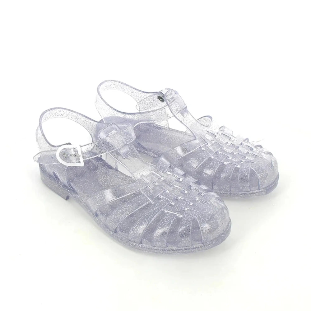 Meduse Jelly sandale za vodu - Silver Glitter