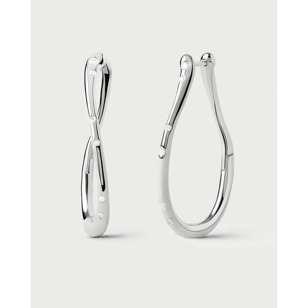 Air naušnice - srebrne PDPAOLA - dodatni prikaz