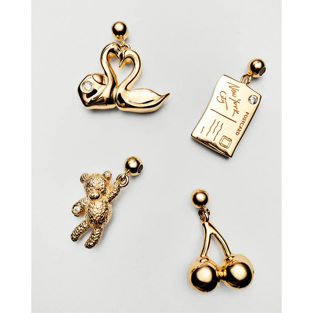 PDPAOLA Charm privjesak Love Swans - nakit