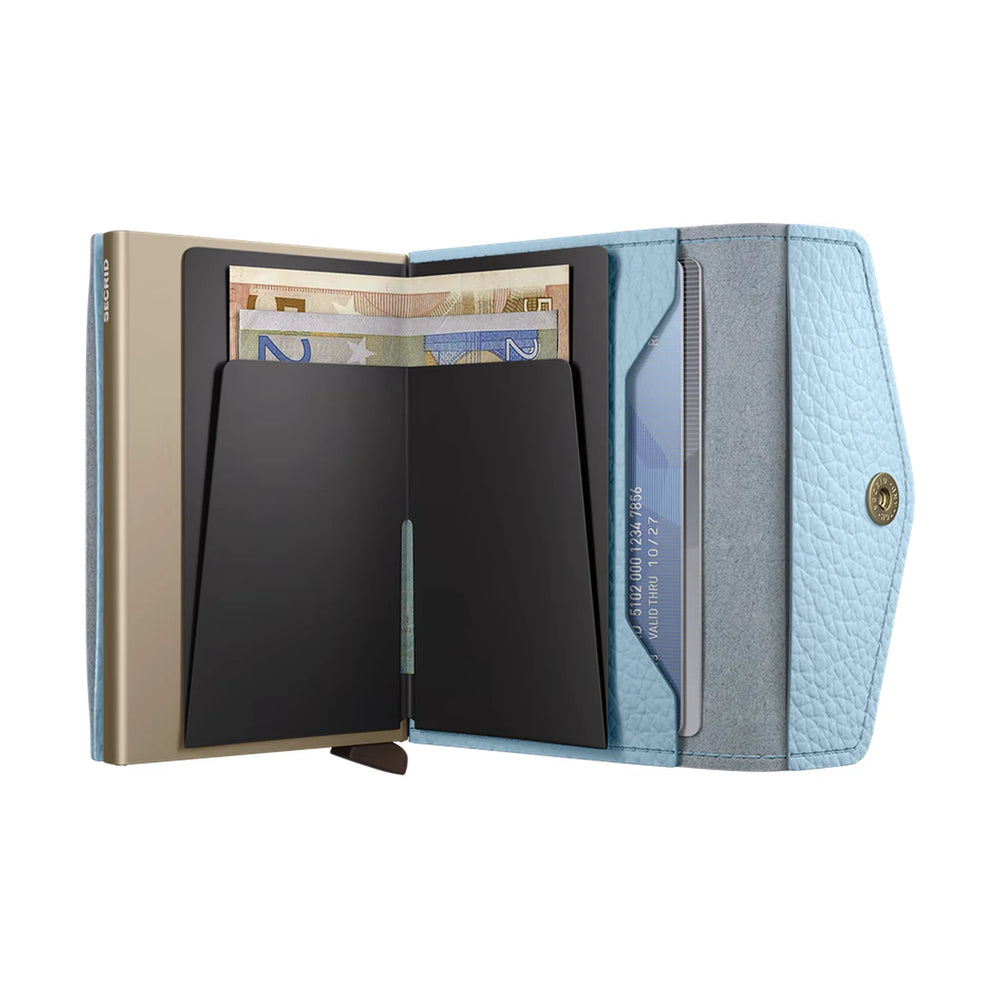 Secrid Novčanik Envelope Ice Blue opened