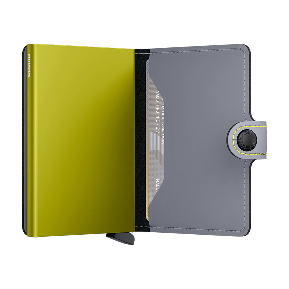 Secrid Novčanik Matte Grey Lime | SHARENO