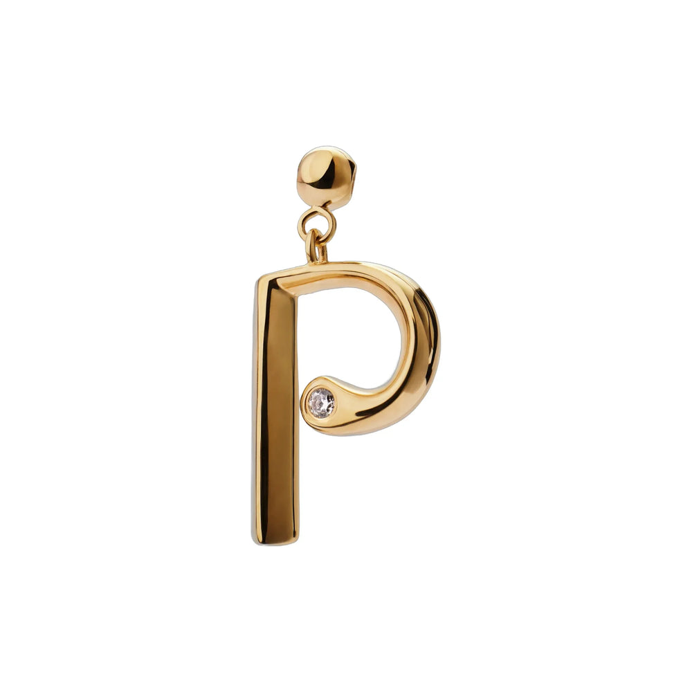 PDPAOLA Charm privjesak Veliko slovo - P