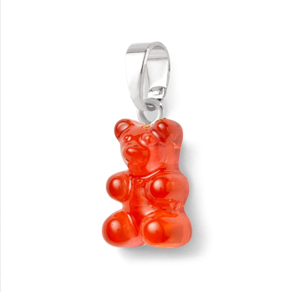 Nostalgia bear privjesak - Jelly red srebrni brenda Crystal Haze