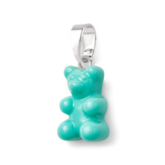 Nostalgia bear privjesak - Mykonos blue srebrni brenda Crystal Haze