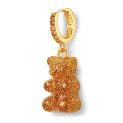 Crystal Haze Nostalgia bear naušnica - 24 k
