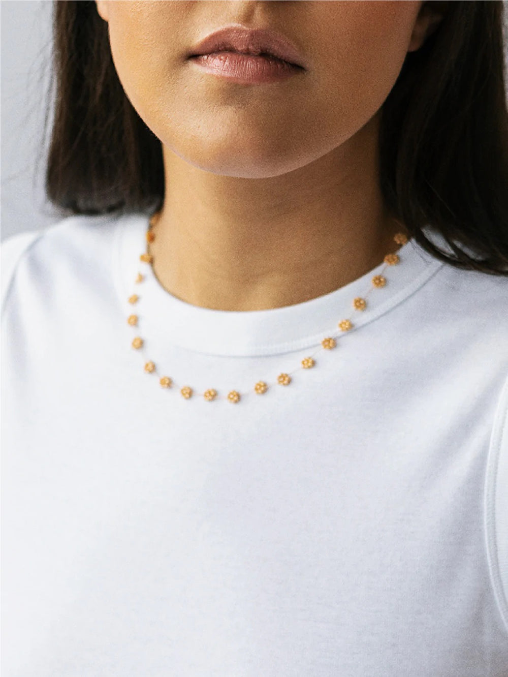 Labro Fiori Ogrlica - Beige
