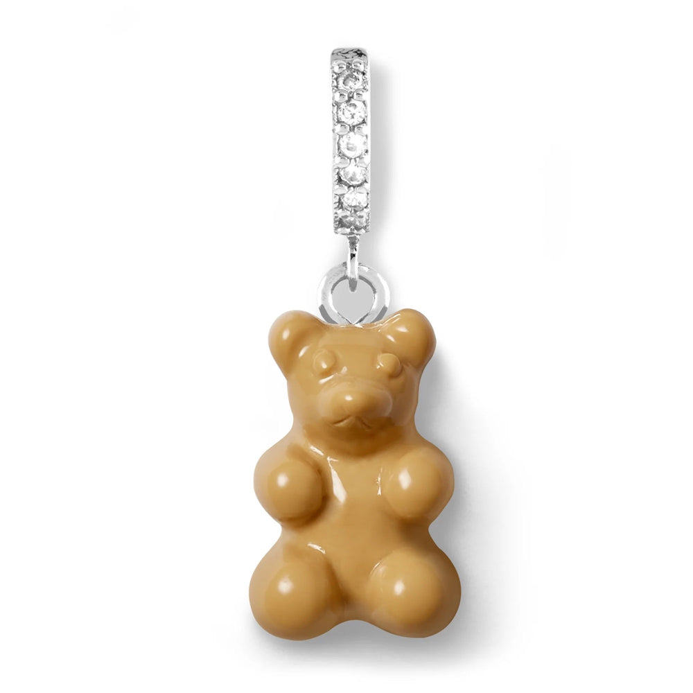 Nostalgia bear naušnica - Salt Caramel srebrna brenda Crystal Haze